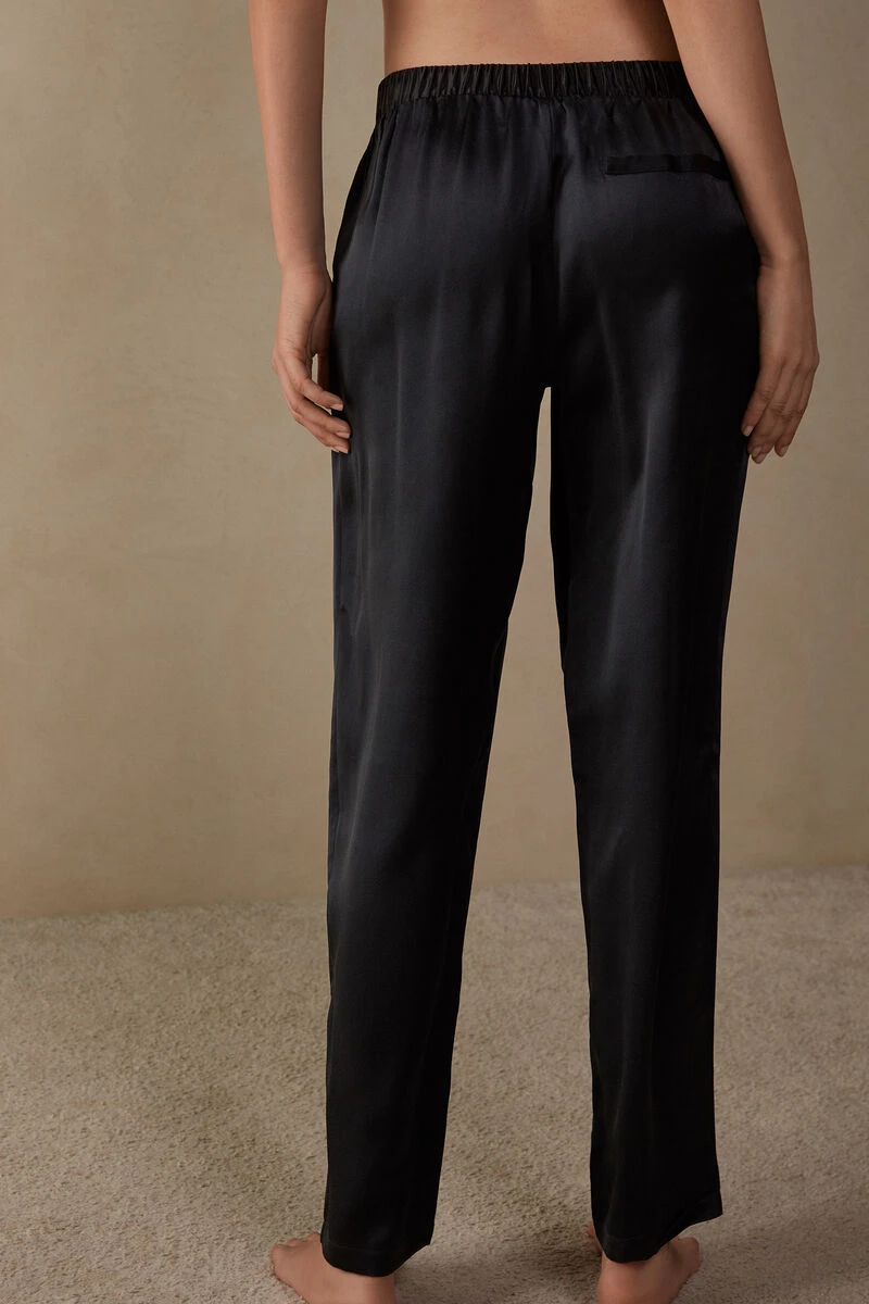 Straight Silk Trousers 6 Straight Silk Trousers - Image 4
