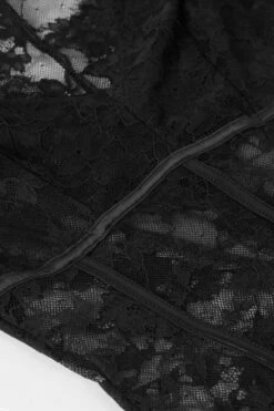 Shine High Like Stars Long-Sleeved Lace Body -INTIMISSIMI Sales BOD2481019 D1