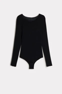 Long-Sleeve Bodysuit In Modal And Cashmere -INTIMISSIMI Sales BOD28G019 F