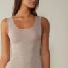 Modal Cashmere Ultralight Wide-Shoulder Top -INTIMISSIMI Sales CGD28A7525 FI