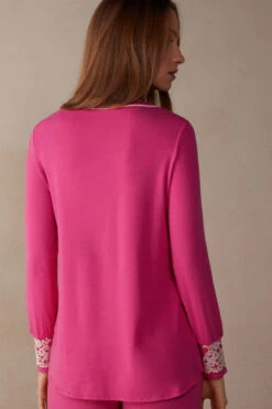 Pretty Flowers Modal Top -INTIMISSIMI Sales CL1294P213J BI