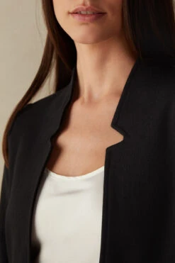 Long-Sleeved Cotton Interlock Cardigan -INTIMISSIMI Sales CL139C019 DT1W