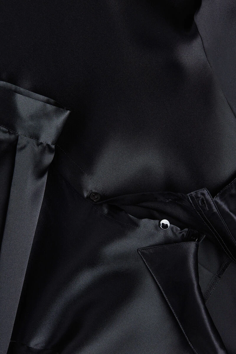 Long-Sleeved Silk Top 8 Long-Sleeved Silk Top - Image 6