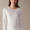 Pure Joy Long-Sleeved Grandad Top 2 Pure Joy Long-Sleeved Grandad Top -INTIMISSIMI Sales CL2490B2127 FI