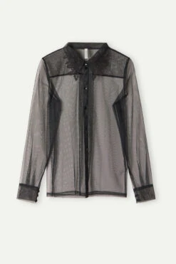 Layers Of Lust Tulle Long-Sleeved Shirt -INTIMISSIMI Sales CLD2464019 F