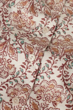 Spices Garden Long-Sleeved Button-Up Top -INTIMISSIMI Sales CLD2467994I D1