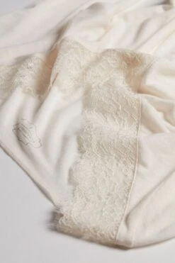 Modal Cashmere Ultralight Long Lace Shirt -INTIMISSIMI Sales CLD28P 231I D1