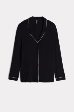 Long-Sleeve Micromodal Jacket 12 Long-Sleeve Micromodal Jacket -INTIMISSIMI Sales CLD701 019 F