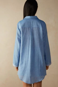 Early In The Morning Long-Sleeved Shirt -INTIMISSIMI Sales CLD897006J BI