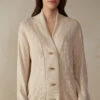 Winter Braid Jacquard Long-Sleeved Cardigan 2 Winter Braid Jacquard Long-Sleeved Cardigan -INTIMISSIMI Sales CLD905A2106 FI