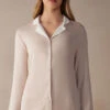 Simple Elegance Button-Down Modal Top -INTIMISSIMI Sales CLD911A227J FI