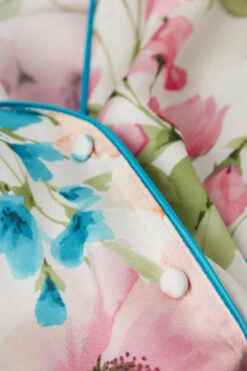 Botanical Lyrics Satin Open-Front Top -INTIMISSIMI Sales CLD912A228J D1