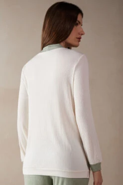 Lost In Fields V-neck Modal Top 13 Lost In Fields V-neck Modal Top -INTIMISSIMI Sales CLD913612I BI