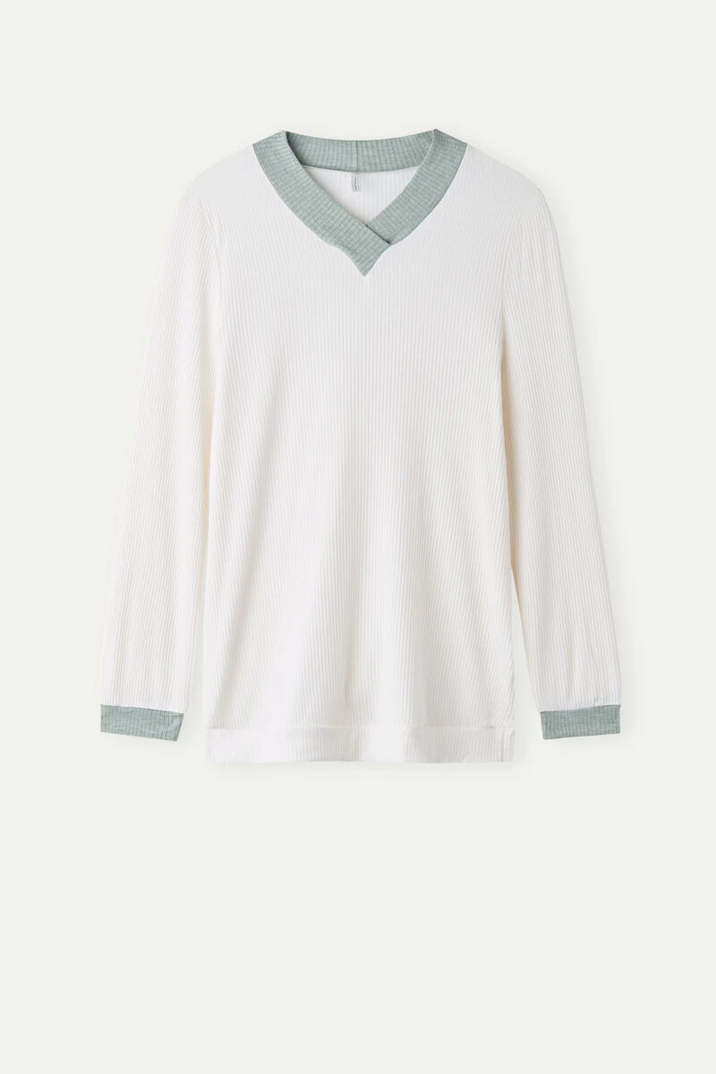 Lost In Fields V-neck Modal Top 8 Lost In Fields V-neck Modal Top - Image 6