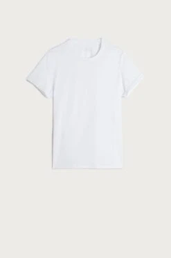 Short-Sleeved Supima® Cotton Top -INTIMISSIMI Sales CMD12O 001 F