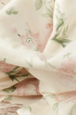 Scent Of Roses Short-Sleeved Cotton Top -INTIMISSIMI Sales CMD2484205J D1