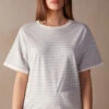 Casual Sunday Short-Sleeved Top -INTIMISSIMI Sales CMD908224J FI