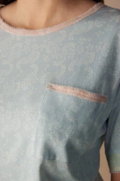 Romantic Cashmere Short-Sleeved Cotton Top 10 Romantic Cashmere Short-Sleeved Cotton Top -INTIMISSIMI Sales CMD910226J DT1W