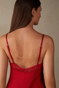 Luxury Treats Long Viscose Satin Slip 10 Luxury Treats Long Viscose Satin Slip -INTIMISSIMI Sales LLD24759888 DT1W