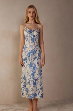 Feeling Beautiful Long Satin Slip