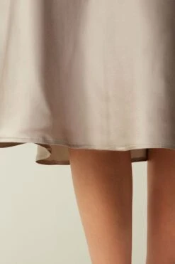 Midi-Length Slip In Silk -INTIMISSIMI Sales LLD71S wear 651I DT1