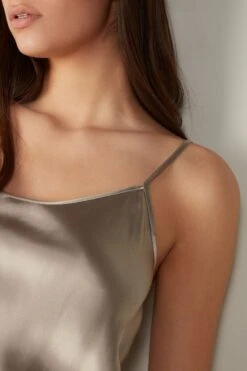 Midi-Length Slip In Silk -INTIMISSIMI Sales LLD71S wear 651I DT2