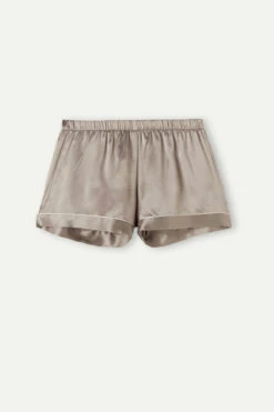 Silk Shorts With Contrasting Trim 12 Silk Shorts With Contrasting Trim -INTIMISSIMI Sales PD1233A651I F