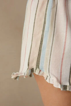 Marine Holidays Cotton And Linen Shorts -INTIMISSIMI Sales PDC893A911I DT1W