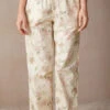 Scent Of Roses Full-Length Plain-Weave Cotton Trousers -INTIMISSIMI Sales PDL2484205J FI