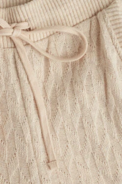 Winter Braid Full-Length Trousers With Cuffed Ankles -INTIMISSIMI Sales PDL905A2106 D1