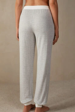 Timeless Heritage Full-Length Trousers With Cuffed Ankles -INTIMISSIMI Sales PDL906P154J BI