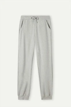 Warm Cuddles Full-Length Trousers With Cuffed Ankles -INTIMISSIMI Sales PDL907P5349 F
