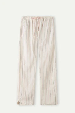 Soft Spring Plain-Weave Cotton Trousers -INTIMISSIMI Sales PDL909225J F