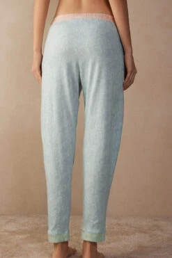 Romantic Cashmere Full-Length Cotton Trousers -INTIMISSIMI Sales PDL910226J BI