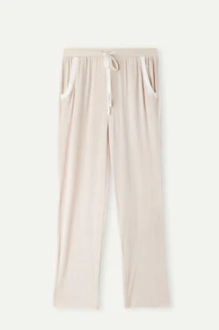 Simple Elegance Long Modal Trousers -INTIMISSIMI Sales PDL911227J F