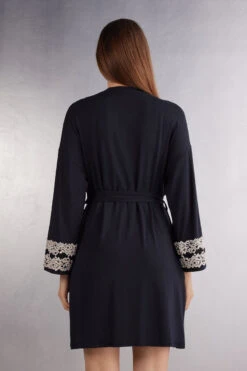 Pretty Flowers Modal Negligee 13 Pretty Flowers Modal Negligee -INTIMISSIMI Sales PV1294M9887 BI