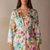 Botanical Lyrics Satin Kimono -INTIMISSIMI Sales PVD912228J FI