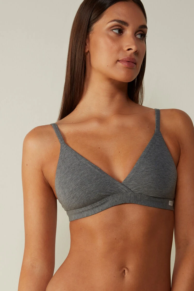 Emma Natural Cotton Triangle Bra 3 Emma Natural Cotton Triangle Bra