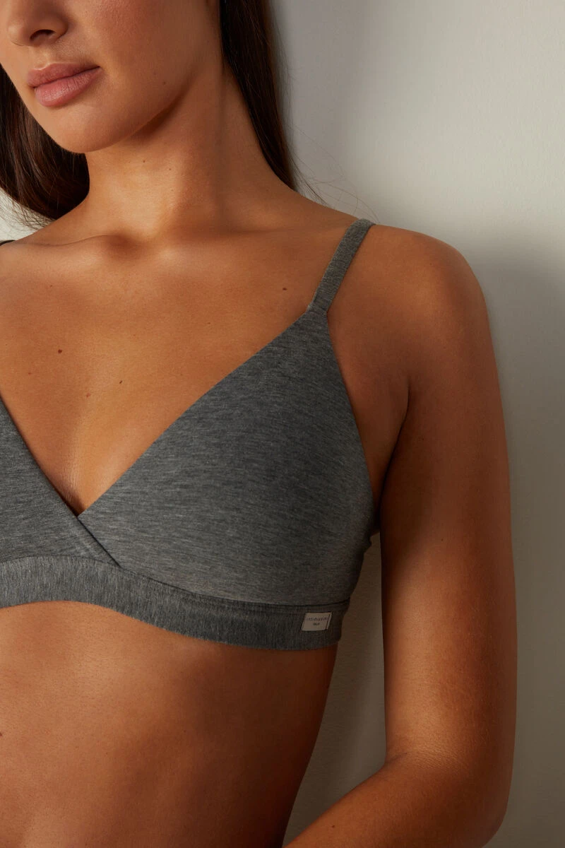 Emma Natural Cotton Triangle Bra 4 Emma Natural Cotton Triangle Bra - Image 2