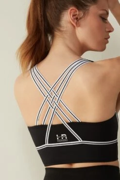 In Action Padded Bra Top With Supima® Cotton Lining -INTIMISSIMI Sales RSP001A wear 661I DT2