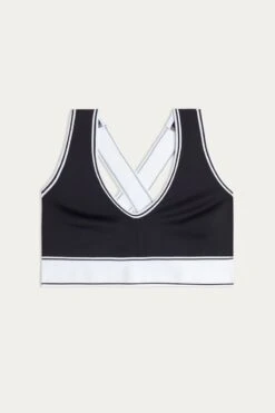 In Action Bra Top With Supima® Cotton Lining 14 In Action Bra Top With Supima® Cotton Lining -INTIMISSIMI Sales RSP001B 661I F