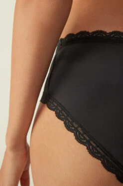 Microfibre And Lace Briefs -INTIMISSIMI Sales SI96A3019 DT2W