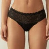 High-Rise Briefs In Lace And Cotton -INTIMISSIMI Sales SID96A019 FI