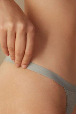 Cotton Thong With Side Straps -INTIMISSIMI Sales SPD65F031 DT1W