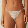 Lace Thong With Side Straps -INTIMISSIMI Sales SPD96F2280 FI